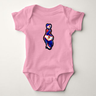 AmSamoa Vinger Hart Zwart Romper