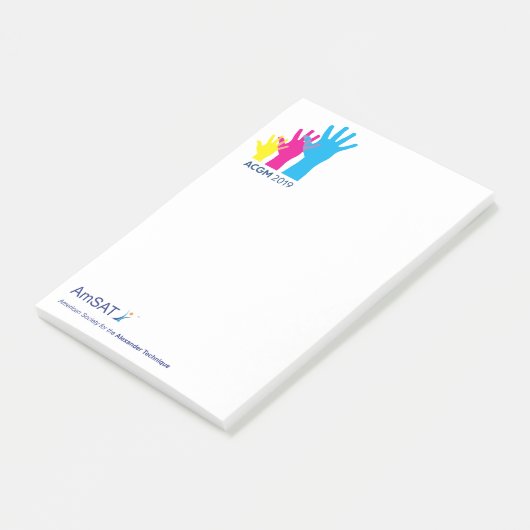 AMSAT ACGM 2019 - post it notes Logo (Schuin)