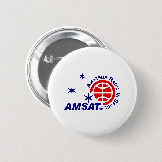 AMSAT Logo Button (Voorkant /achterkant)