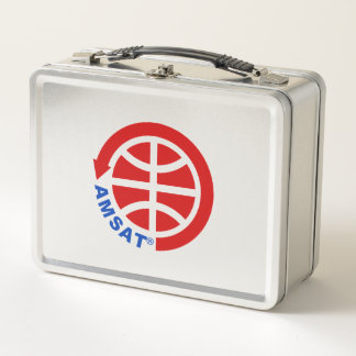 AMSAT Ronde Logo Metalen Lunchbox
