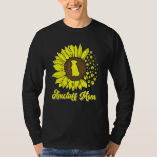 Amstaff Moeder Zonnebloem American Staffordshire T T-shirt