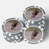 Amstaff running pokerchips (Opstapeling)