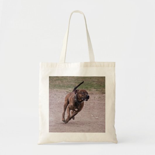 Amstaff running tote bag (Voorkant)