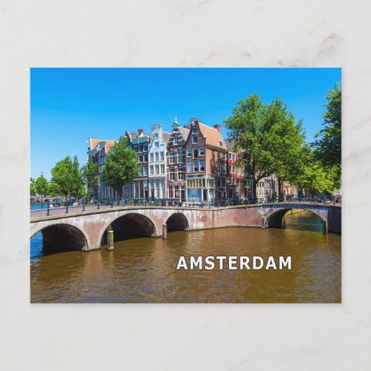Amsterdam 002D Briefkaart (Voorkant)