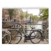 Amsterdam 2014 - Aangepaste afgedrukte agenda Kalender (Hoes)