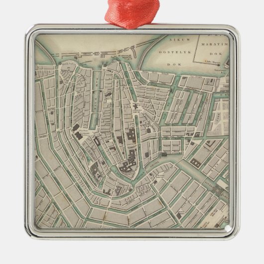 Amsterdam 2 metalen ornament (Voorkant)