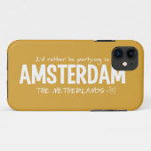 AMSTERDAM aangepaste kleuren iPhone-draagtas Case-Mate iPhone Case (Achterkant (horizontaal))