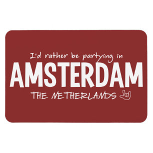 AMSTERDAM aangepaste kleurenmagneet Magneet