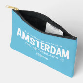 AMSTERDAM aangepaste naam & kleur Etui (Open)