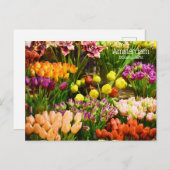 Amsterdam - aanloopmarkt briefkaart (Voorkant / Achterkant)