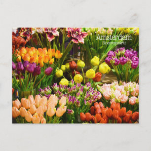 Amsterdam - aanloopmarkt briefkaart