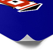 Amsterdam Architectuur - Verkoophuizen Poster (Hoek)