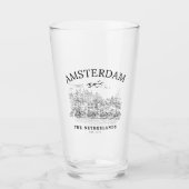 Amsterdam Beautiful Landscape Glas (Voorkant)