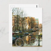 Amsterdam Bicicle Briefkaart (Voorkant / Achterkant)