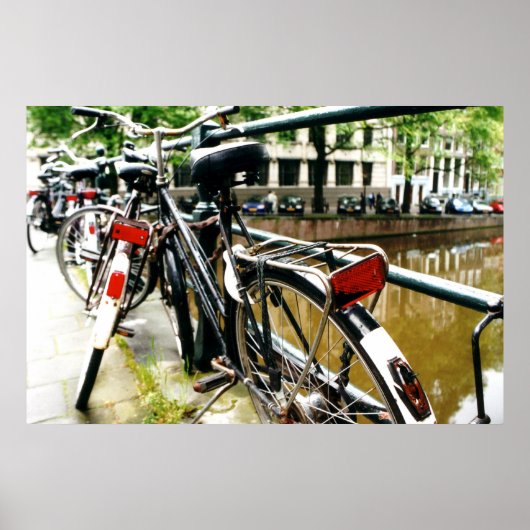 Amsterdam Bike Poster (Voorkant)