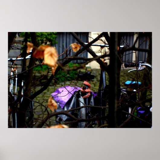 Amsterdam Bikes Poster (Voorkant)