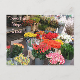 Amsterdam bloemen briefkaart