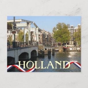 Amsterdam Bridge Holland Briefkaart