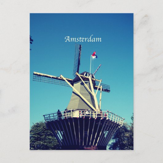 Amsterdam Briefkaart (Voorkant)