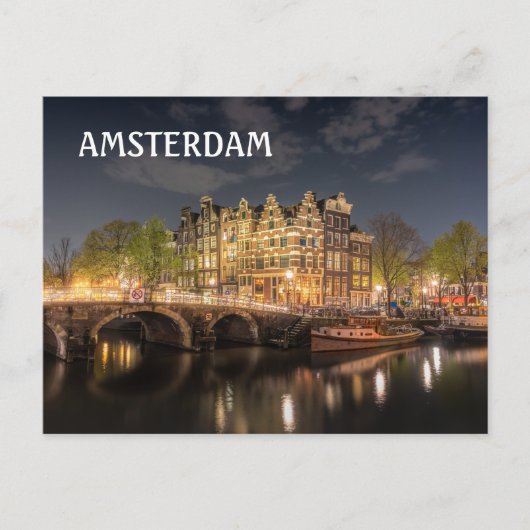 Amsterdam Briefkaart (Voorkant)