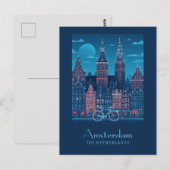 Amsterdam Briefkaart (Voorkant / Achterkant)