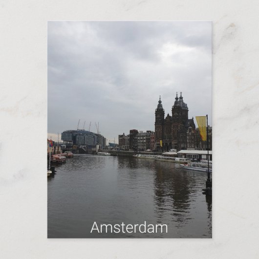 Amsterdam Briefkaart (Voorkant)