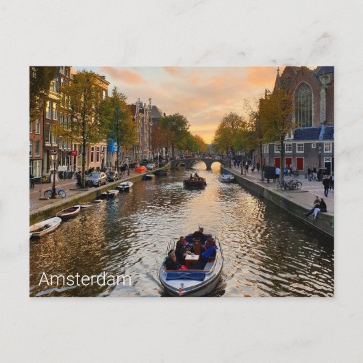 Amsterdam Briefkaart (Voorkant)