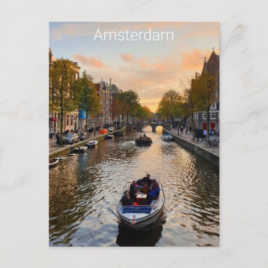 Amsterdam Briefkaart (Voorkant)