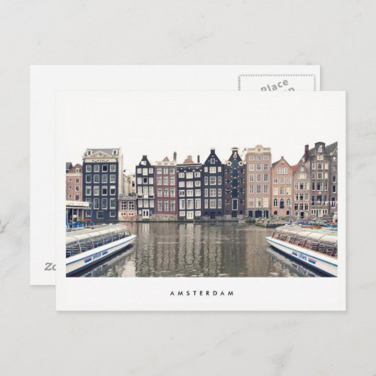 Amsterdam Briefkaart (Voorkant / Achterkant)