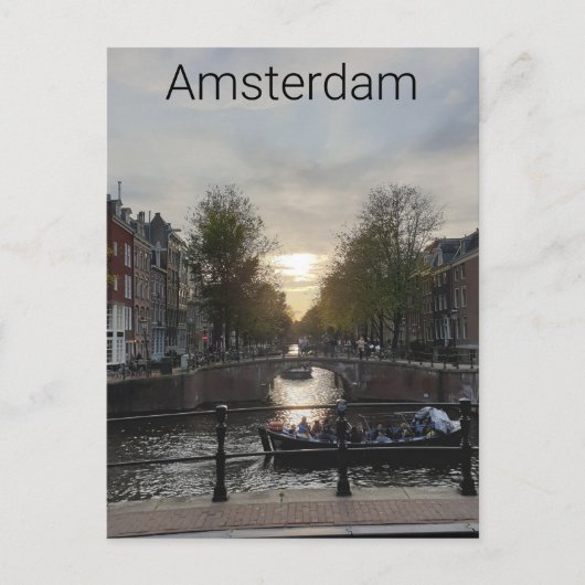 Amsterdam Briefkaart (Voorkant)