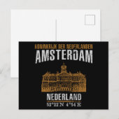 Amsterdam Briefkaart (Voorkant / Achterkant)