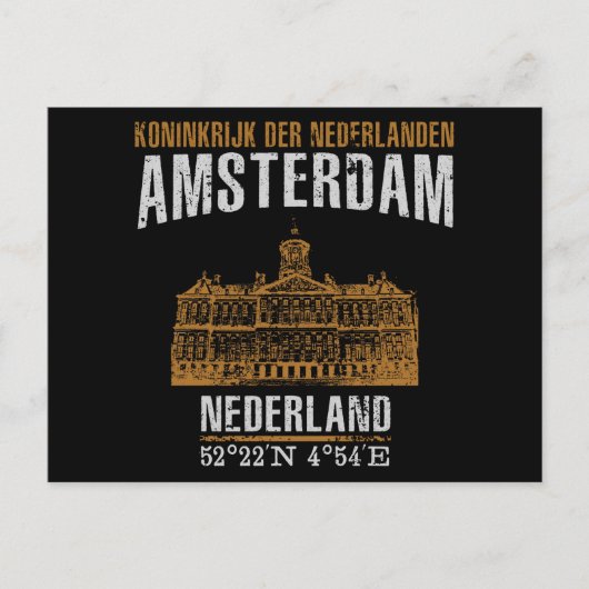 Amsterdam Briefkaart (Voorkant)