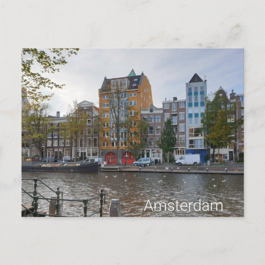 Amsterdam Briefkaart (Voorkant)