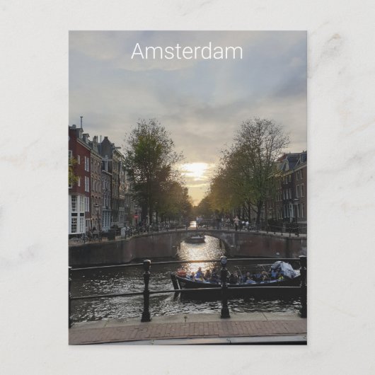 Amsterdam Briefkaart (Voorkant)
