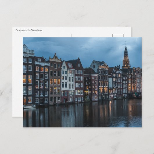 Amsterdam Briefkaart (Voorkant / Achterkant)