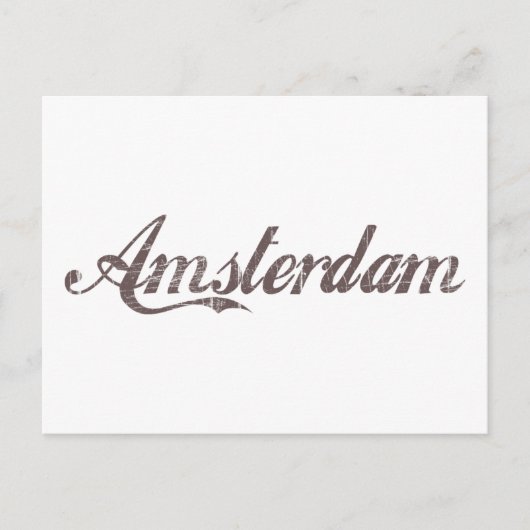 Amsterdam Briefkaart (Voorkant)