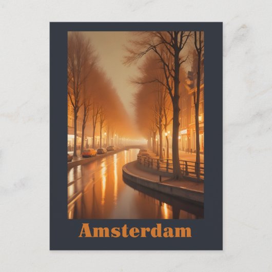 Amsterdam Briefkaart (Voorkant)