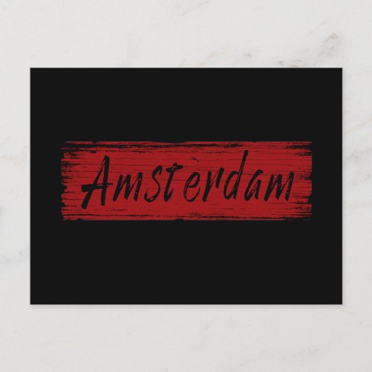 Amsterdam Briefkaart (Voorkant)