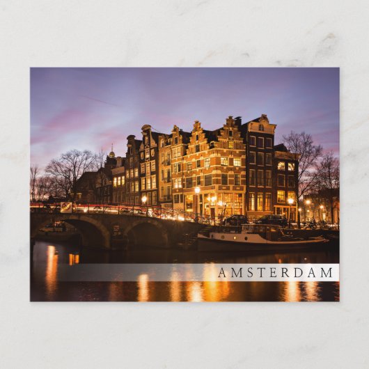 Amsterdam briefkaart (Voorkant)