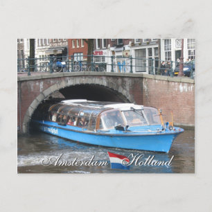 Amsterdam Canal Boat Tour Briefkaart