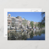 Amsterdam Canal Briefkaart (Voorkant / Achterkant)
