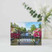 Amsterdam Canal Briefkaart (Staand voorkant)