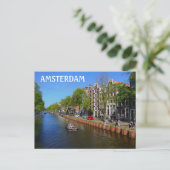 Amsterdam Canal Briefkaart (Staand voorkant)