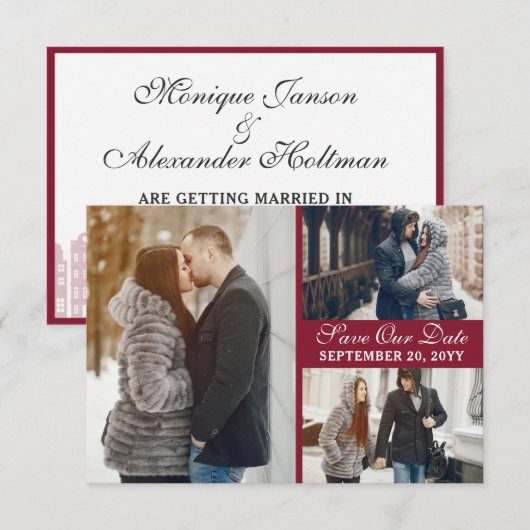 Amsterdam Canal Houses Dutch Enregistrer La Carte  (Devant / Derrière)