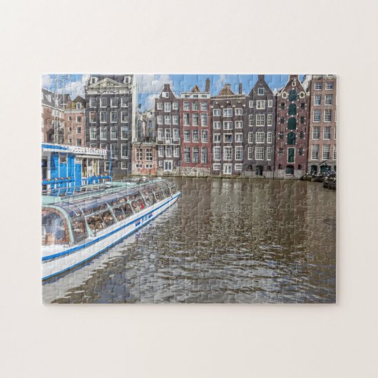 Amsterdam canal maisons puzzle (Horizontal)