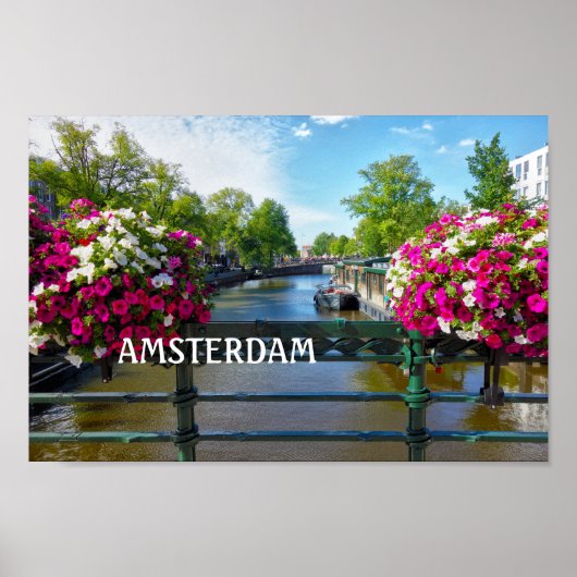 Amsterdam Canal Poster (Voorkant)