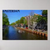 Amsterdam Canal Poster (Voorkant)