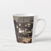 Amsterdam, Canal & Vélos Latte Mug (Droite)