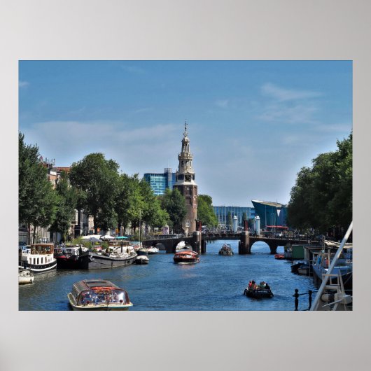 Amsterdam Canals Poster (Voorkant)