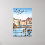 Amsterdam Canvas Afdruk (Voorkant)